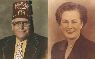 Estel Elmer Thomas and wife Alma